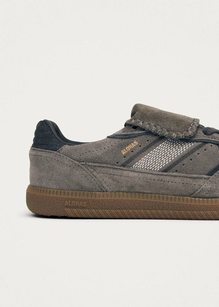 TB. 490 Club Suede Leather Sneakers - Dark Grey