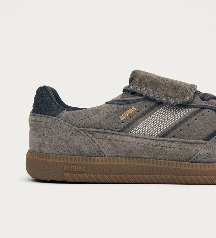 TB. 490 Club Suede Leather Sneakers - Dark Grey