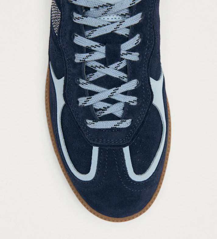 TB. 490 Rife Leather Sneakers - Blue Tones