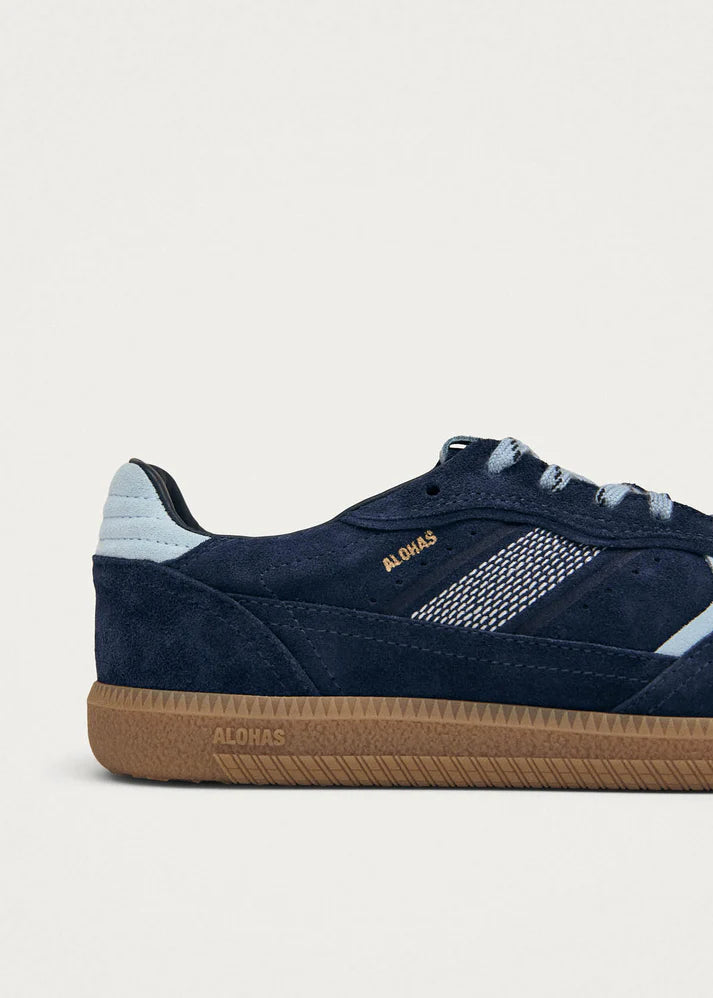 TB. 490 Rife Leather Sneakers - Blue Tones