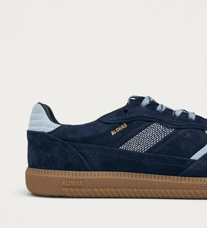 TB. 490 Rife Leather Sneakers - Blue Tones