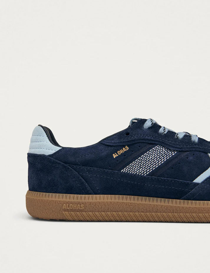 TB. 490 Rife Leather Sneakers - Blue Tones