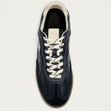 TB. 490 Rife Leather Sneakers - Grain Black & Cream
