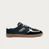 TB. 490 Rife Leather Sneakers - Grain Black & Cream