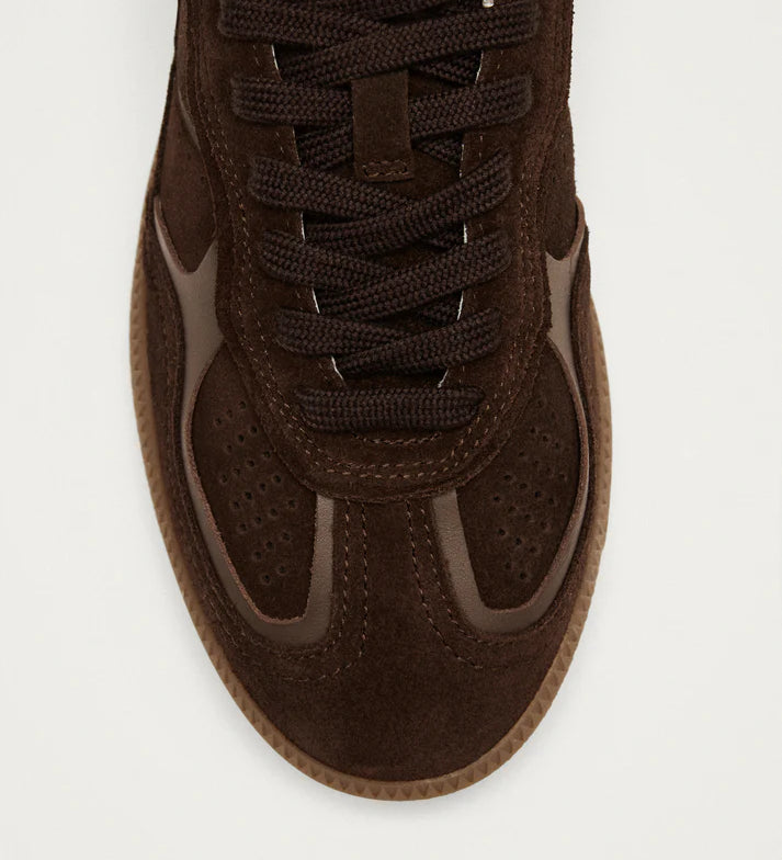 TB. 490 Rife Leather Sneakers - Chocolate Brown