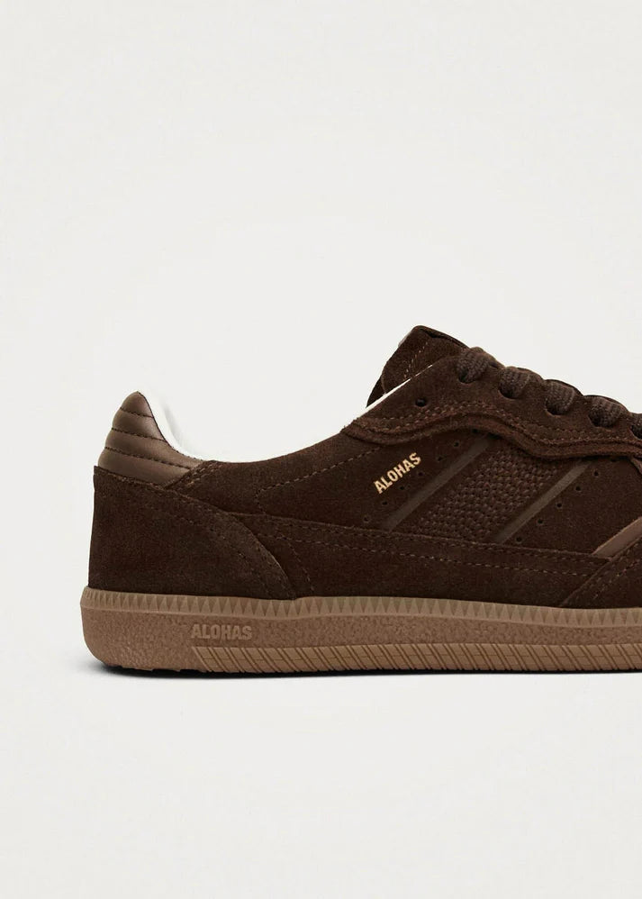 TB. 490 Rife Leather Sneakers - Chocolate Brown