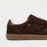 TB. 490 Rife Leather Sneakers - Chocolate Brown