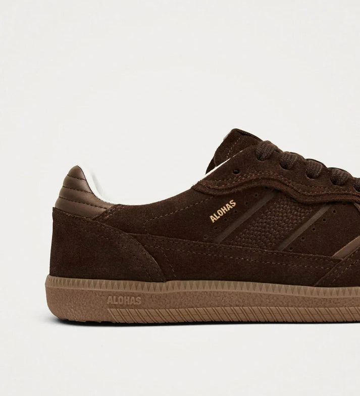 TB. 490 Rife Leather Sneakers - Chocolate Brown