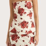 Alexa Top - Garnet Cecile Floral