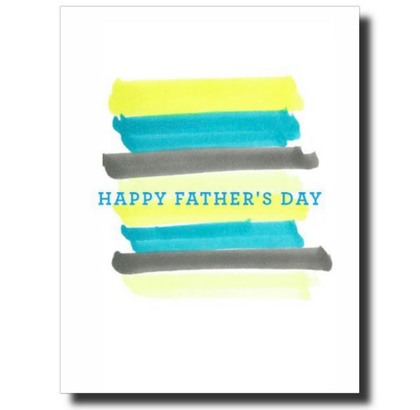 Happy Father's Day Card by Janet Karp