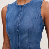 Esme Midi Dress - Blue Harbor