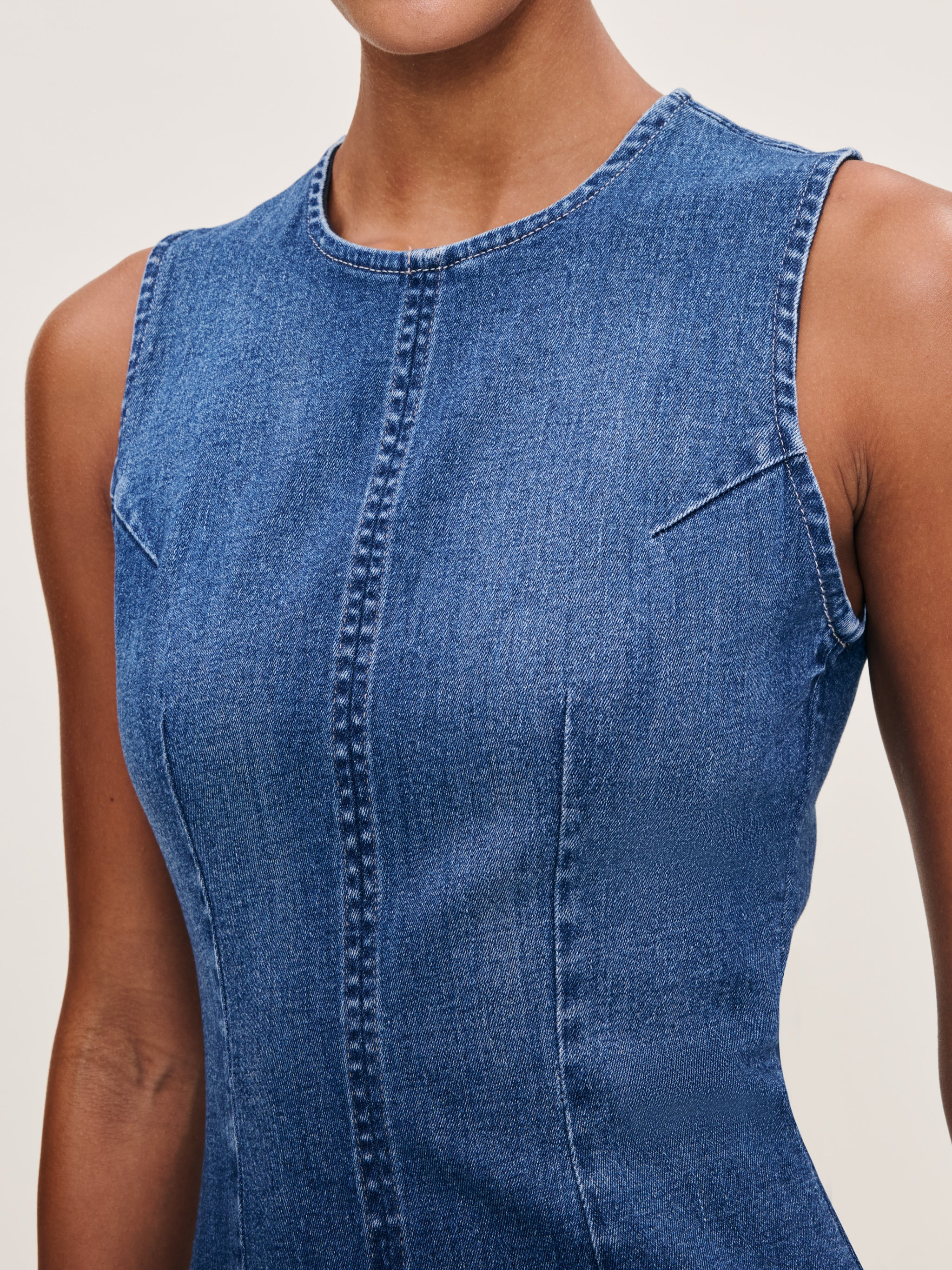Esme Midi Dress - Blue Harbor