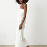 Audrina Jersey Dress- Ecru