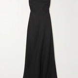 Das Flores Maxi Dress - Black