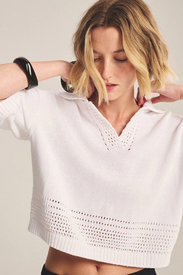 Winslow Sweater - White