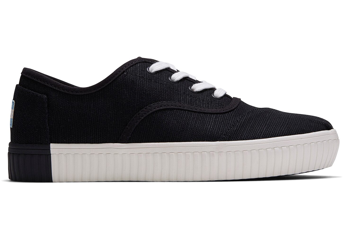 Cupsole Cordones Sneaker - Black Canvas