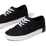 Cupsole Cordones Sneaker - Black Canvas