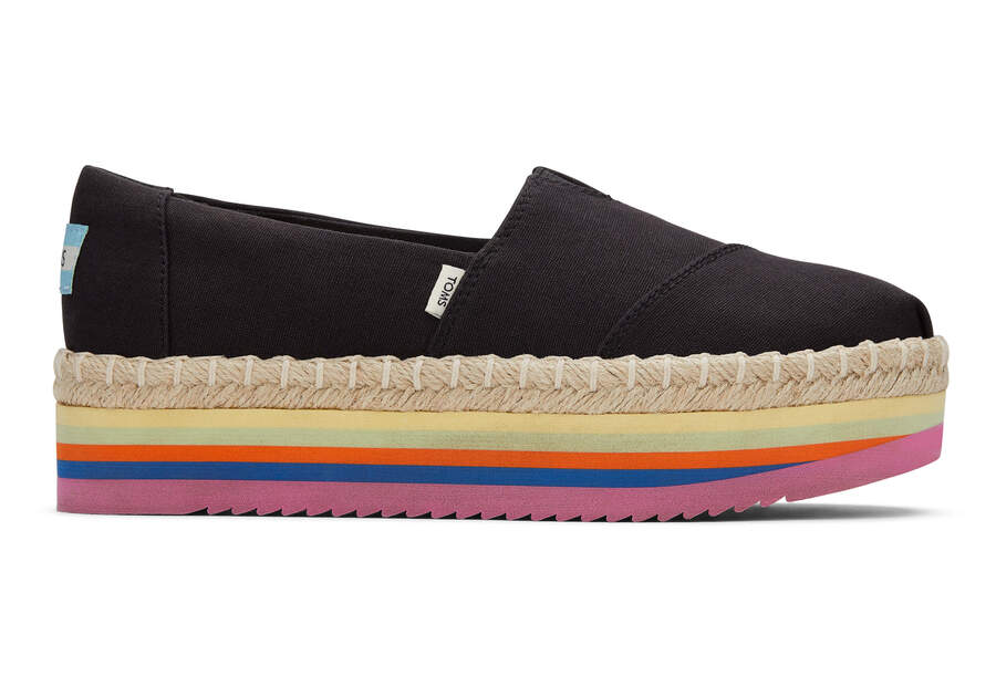 Alpargata High Platform - Rainbow/Black