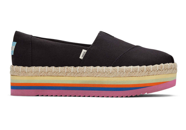 Alpargata High Platform - Rainbow/Black