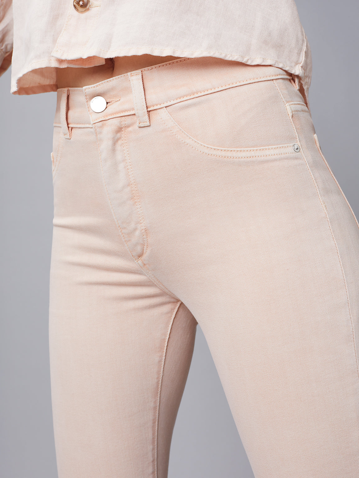 Patti Straight High Rise Vintage Ankle - Bellini Raw