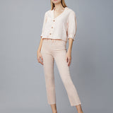 Patti Straight High Rise Vintage Ankle - Bellini Raw