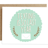 Texting - Just Because Card