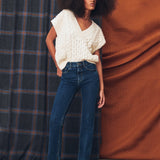 Patti Straight Vintage Split Hem - Skylark