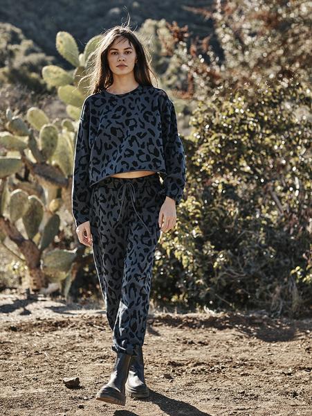 Gwen Bengal Fleece Pant - Shadow