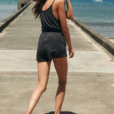 New Moon Short Romper - Vintage Black