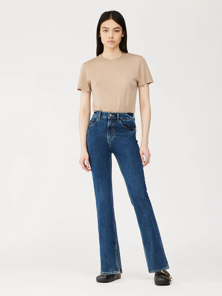 Patti Straight Vintage Split Hem - Skylark