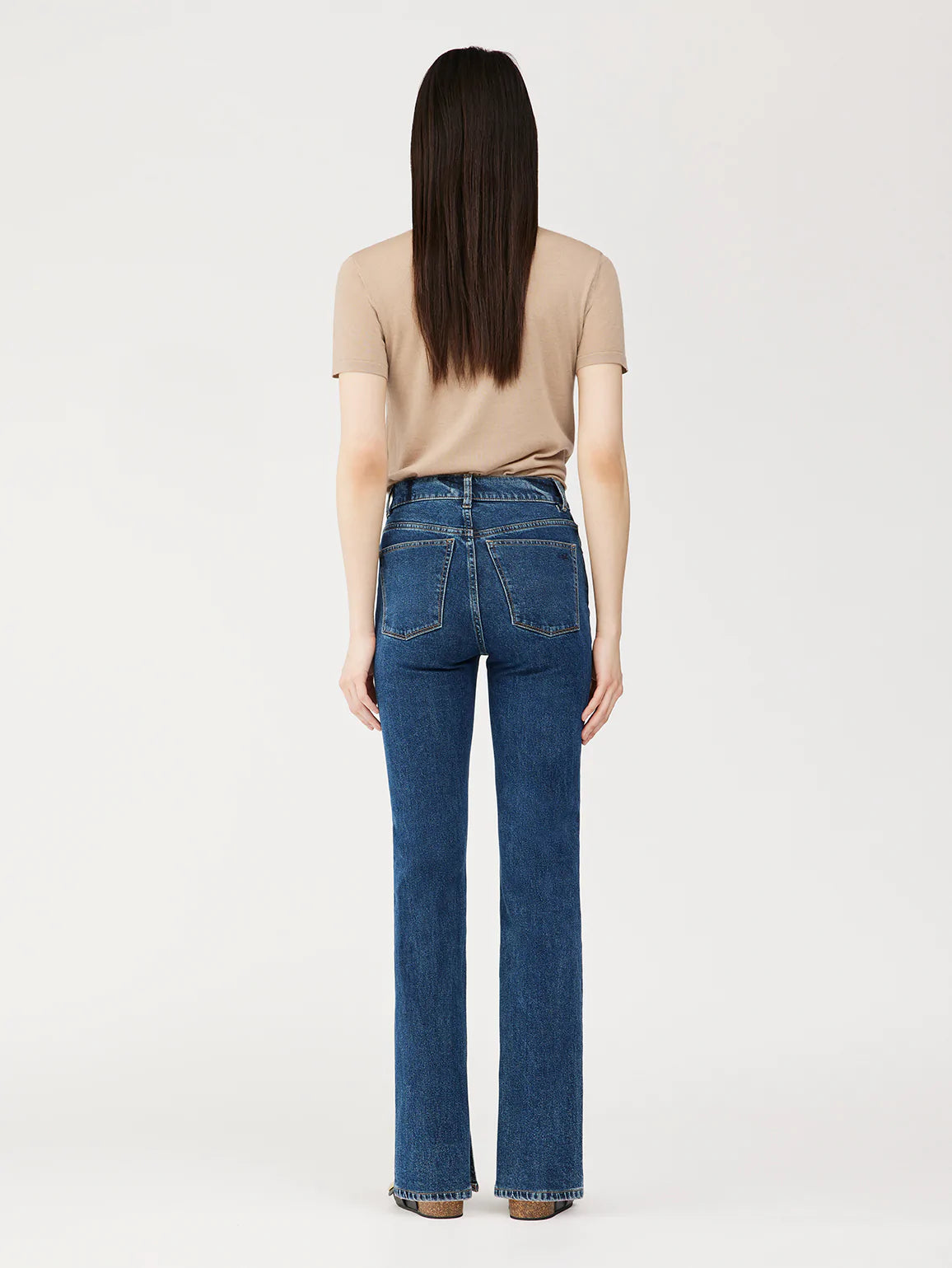 Patti Straight Vintage Split Hem - Skylark