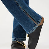 Patti Straight Vintage Split Hem - Skylark