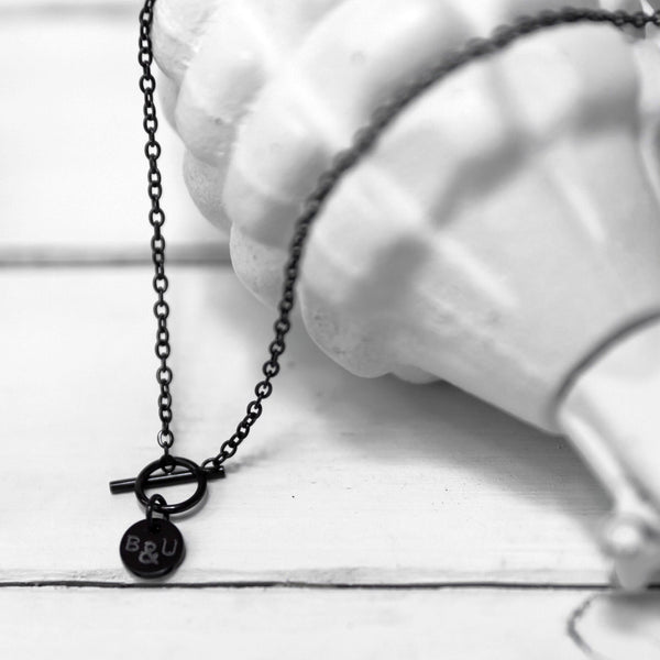 Charm Necklace - Titanium