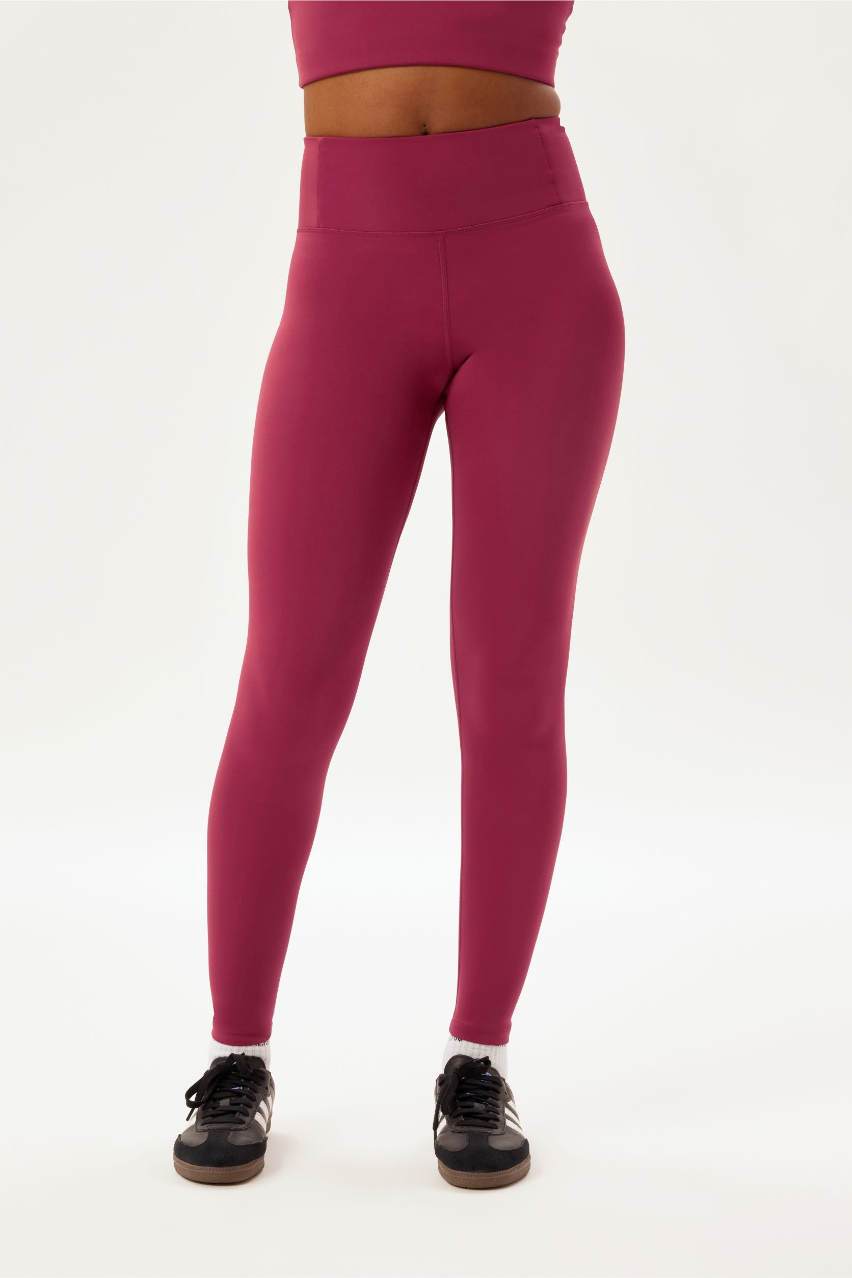 Seamless High Rise Legging - Rhododendron