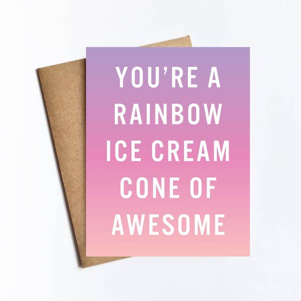 Rainbow Card