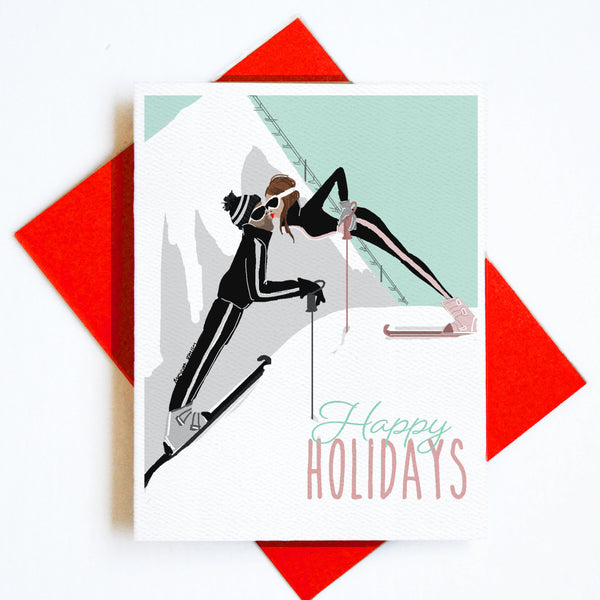 Slope Smooch Card