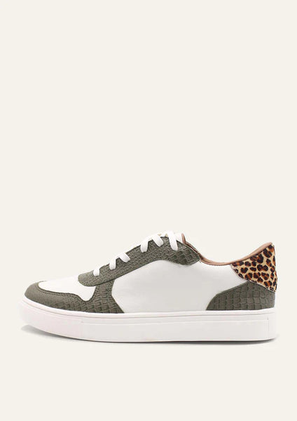 Baru Lace-Up Sneaker- Olive