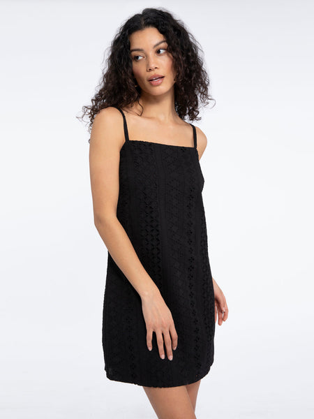 90's Mini Dress - Black Dress