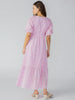 Maxi Eyelet Dress- Pink