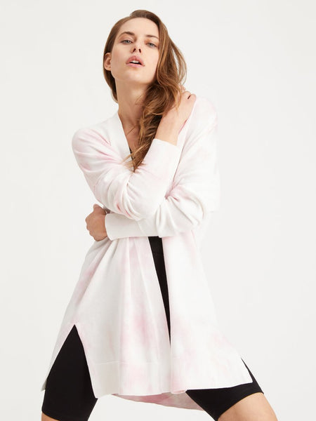 Easy Breezy Cardi - Pink Sherbert Tie Dye