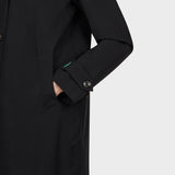 Grin Trench Coat - Black