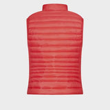 Giga Puffer Vest - Hibiscus Red