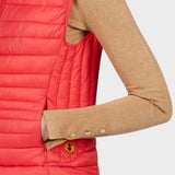 Giga Puffer Vest - Hibiscus Red