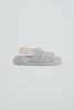 Denise Vegan Fur Slides - Grey
