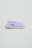 Denise Vegan Fur Slides - Lilac