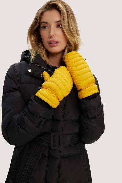 Elsa Puffer Mitten - Citrine