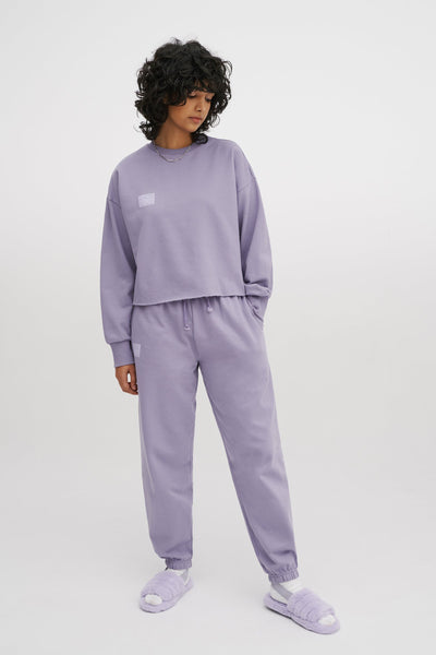 Denise Vegan Fur Slides - Lilac