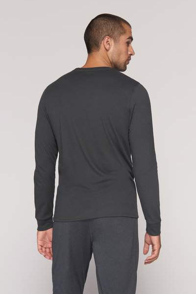 SG Men's LS Tee-Vintage Black
