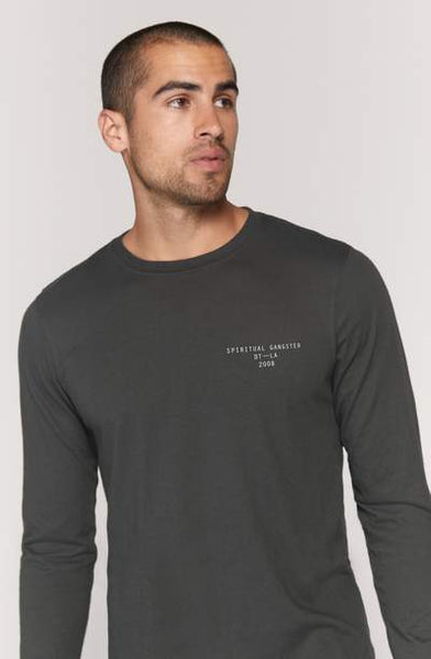 SG Men's LS Tee-Vintage Black