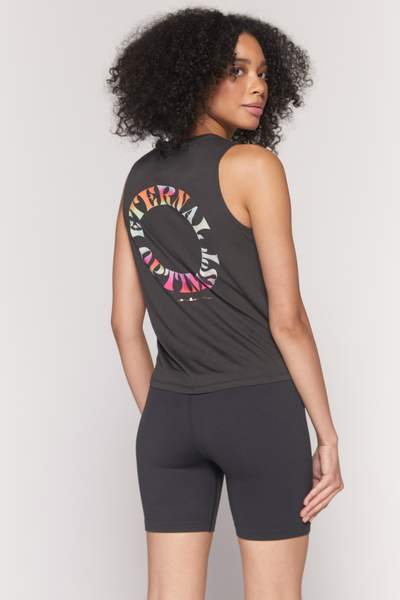Optimist Muscle Tank- Vintage Black